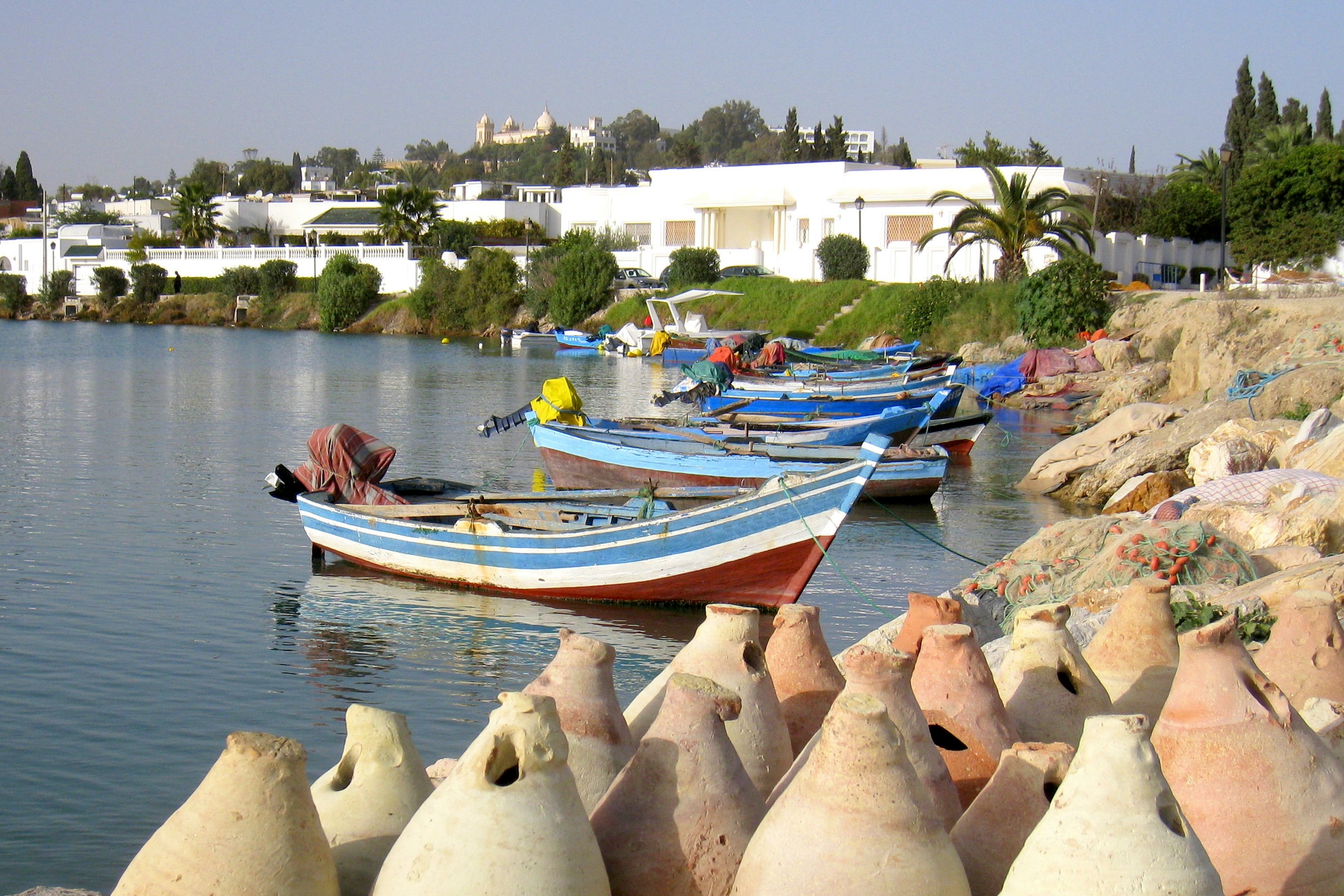 Der Hafen von La Goulette bei Tunis - hier legt deine Fähre aus Marseille an.