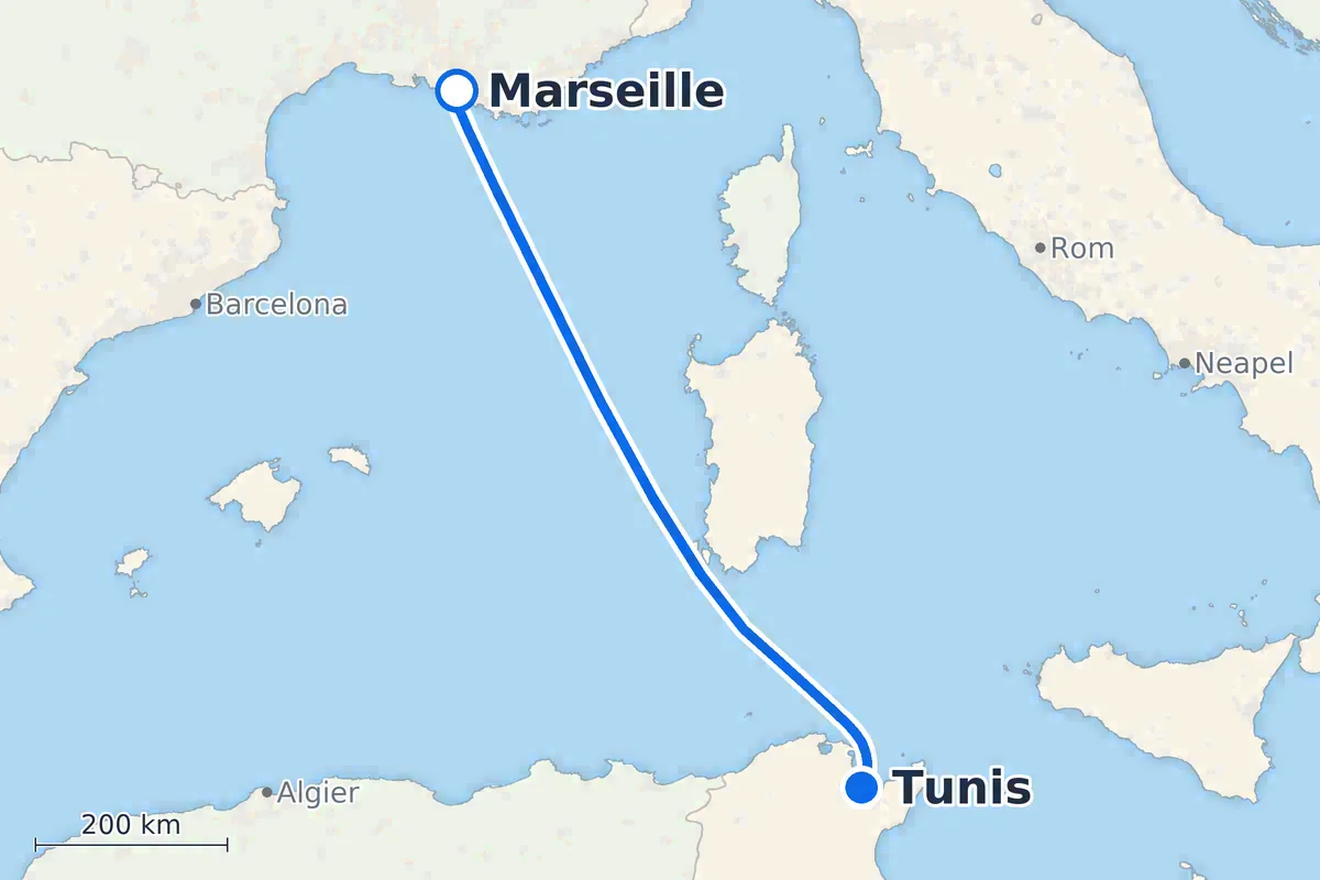 Marseille - Tunis