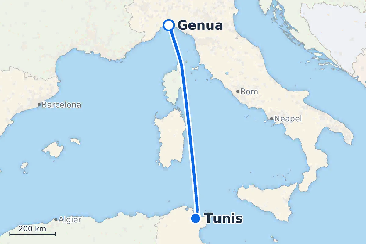 Genua - Tunis