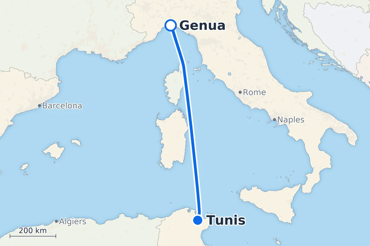 Genua - Tunis